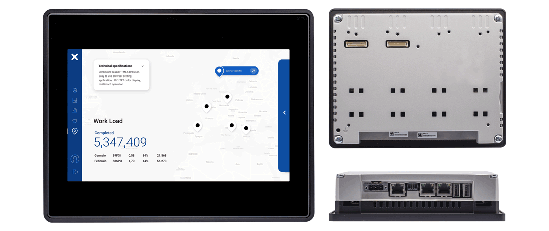 eX707M | Web HMI with 7 inch display